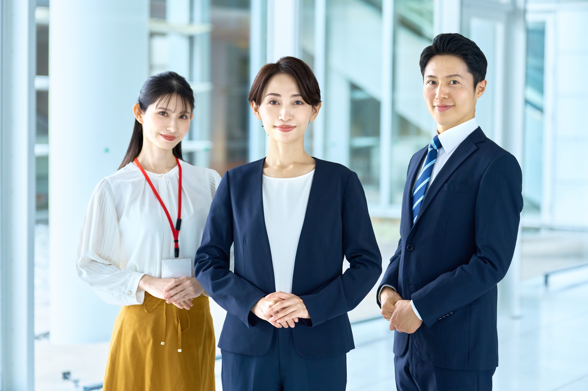 男女3名の営業チーム